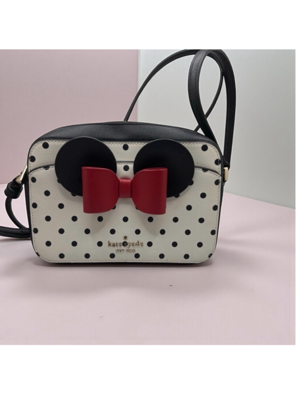 Kate Spade Disney Minnie Mouse Polka Dot Camera Bag